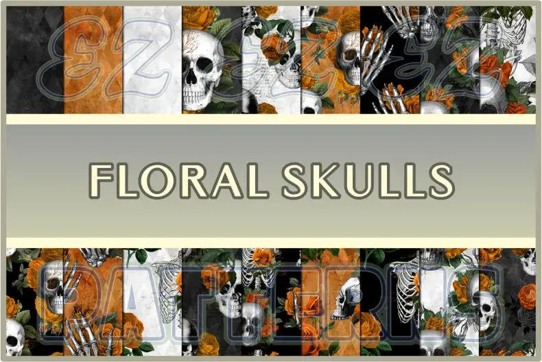 Floral Skulls