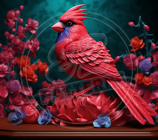 3D Cardinals 010 Printed Pattern Vinyl