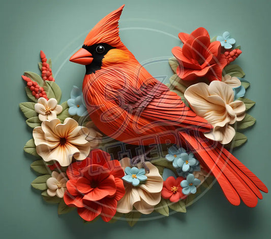 3D Cardinals 032 Printed Pattern Vinyl