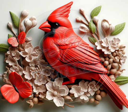 3D Cardinals 046 Printed Pattern Vinyl