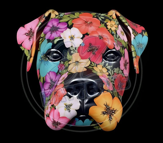 3D Dogs 005 Printed Pattern Vinyl