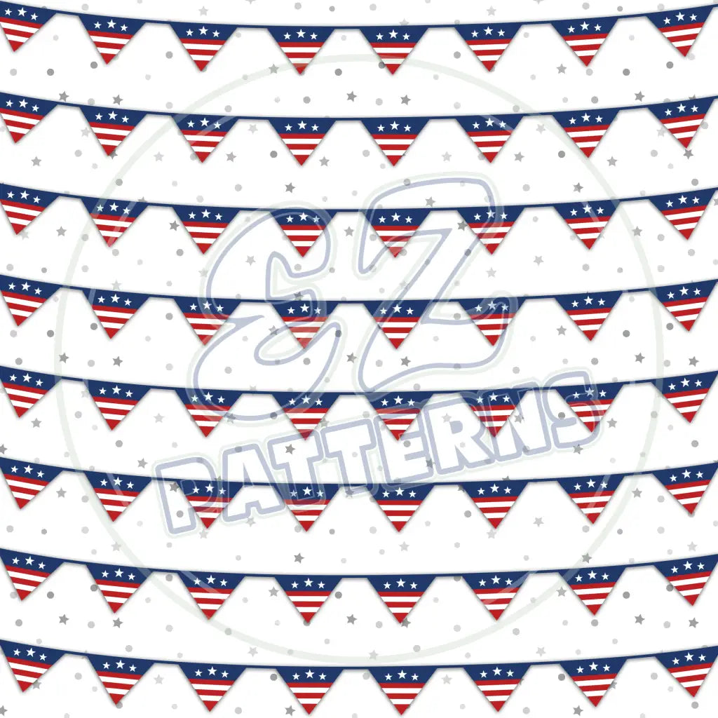 4Th Of July 009 Printed Pattern Vinyl