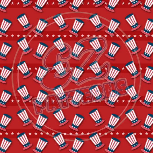 4Th Of July 013 Printed Pattern Vinyl