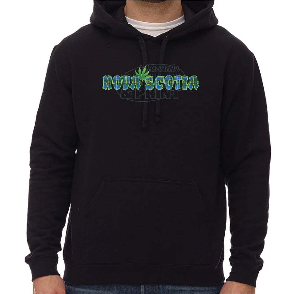 Nova Scotia Tartan Leaf: Hoodies