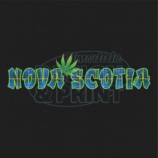 Nova Scotia Tartan Leaf: Tee Shirts