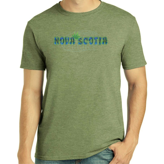 Nova Scotia Tartan Leaf: Tee Shirts