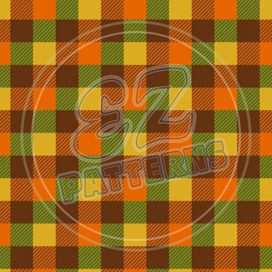 Autumn Plaid 003 Printed Pattern Vinyl