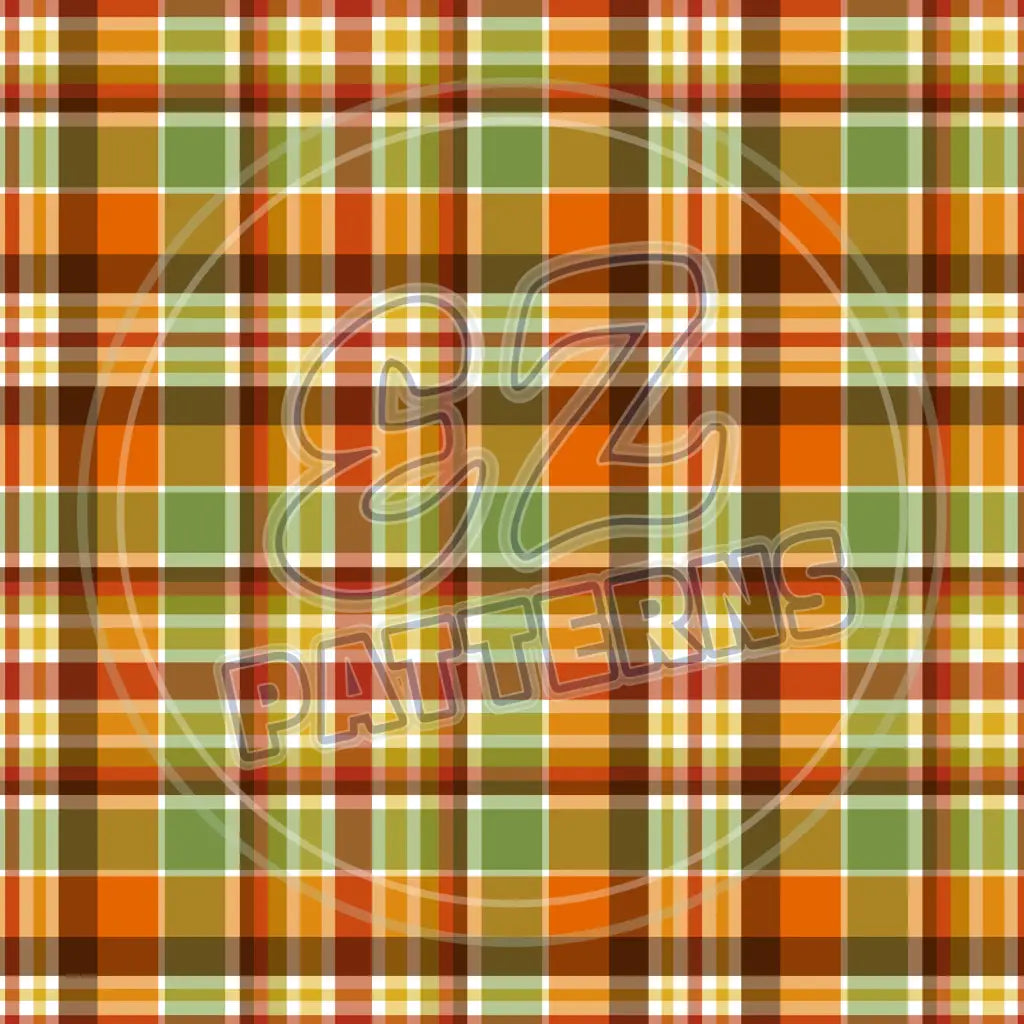 Autumn Plaid 005 Printed Pattern Vinyl