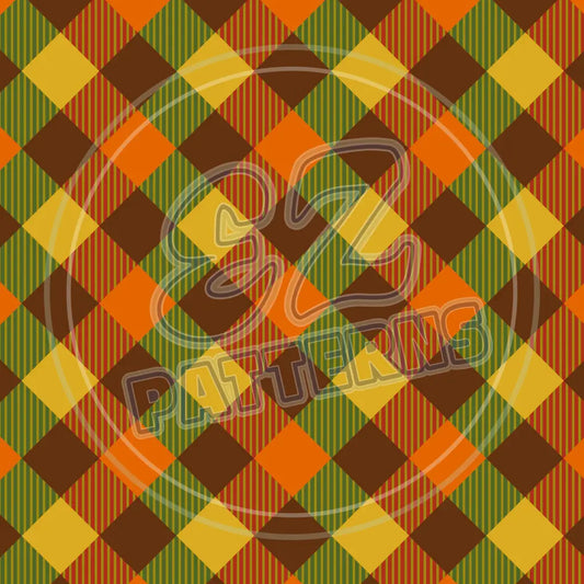 Autumn Plaid 008 Printed Pattern Vinyl