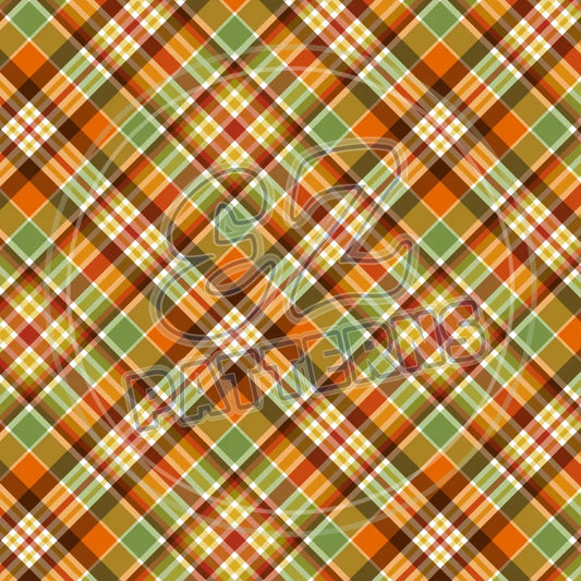 Autumn Plaid 010 Printed Pattern Vinyl