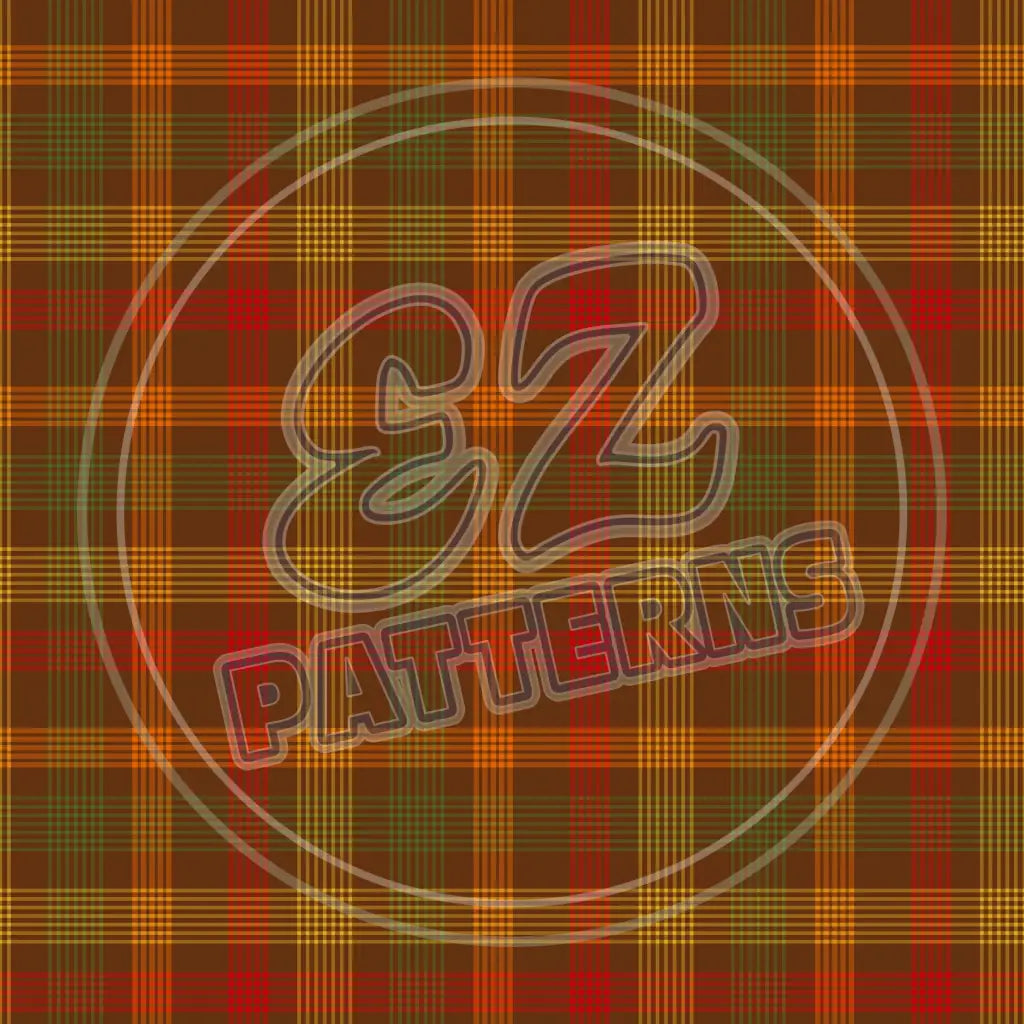 Autumn Plaid 011 Printed Pattern Vinyl