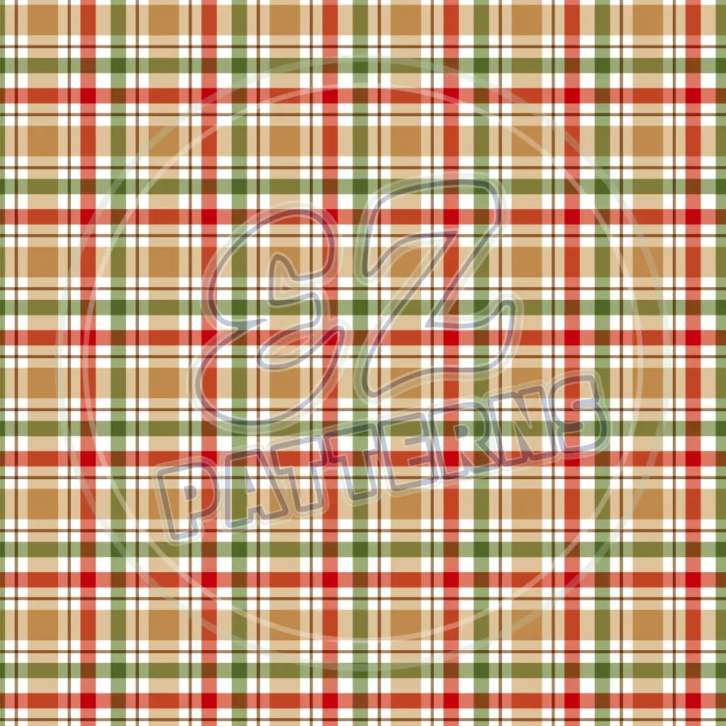 Autumn Plaid 015 Printed Pattern Vinyl