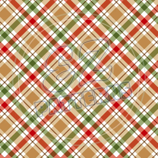 Autumn Plaid 020 Printed Pattern Vinyl