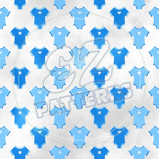 Baby Blue 010 Printed Pattern Vinyl