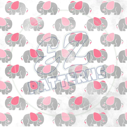 Baby Pink 006 Printed Pattern Vinyl