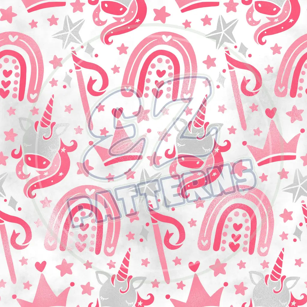 Baby Pink 015 Printed Pattern Vinyl