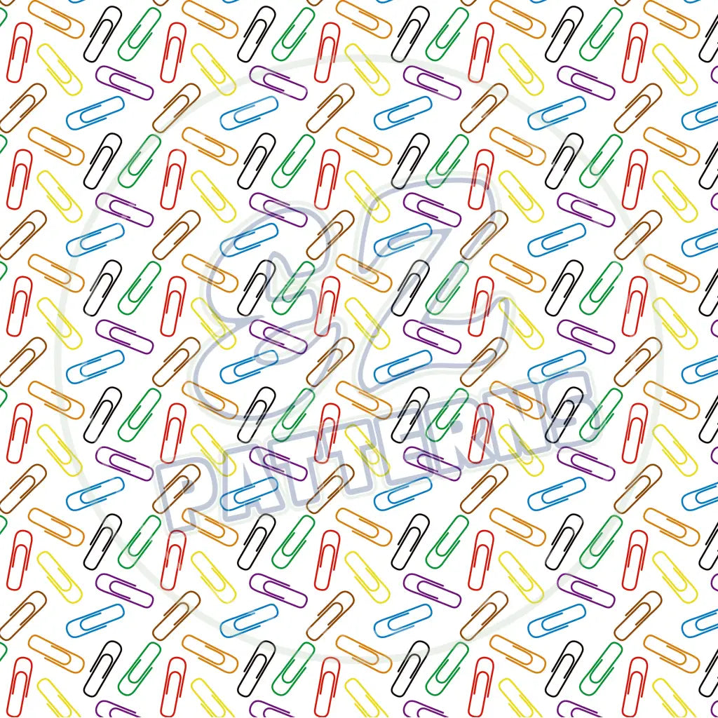 Back To School 007 Printed Pattern Vinyl