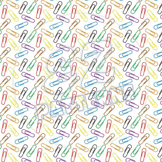 Back To School 007 Printed Pattern Vinyl