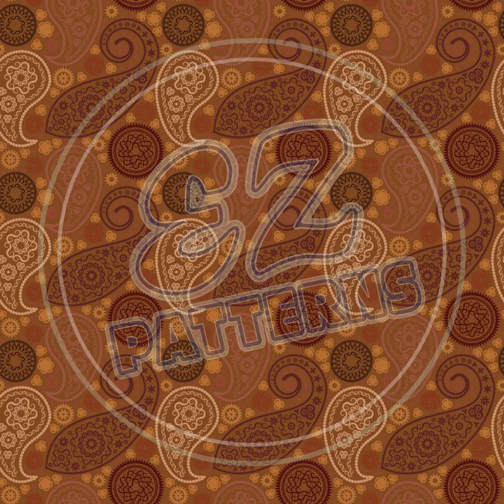 Bandana Paisley 010 Printed Pattern Vinyl