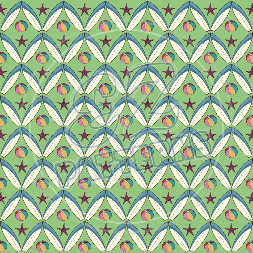 Beach Day 003 Printed Pattern Vinyl