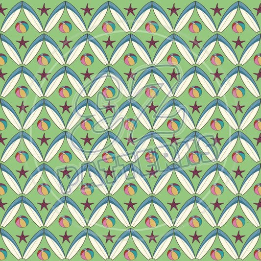 Beach Day 003 Printed Pattern Vinyl