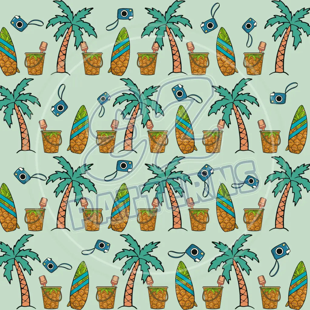 Beach Day 008 Printed Pattern Vinyl