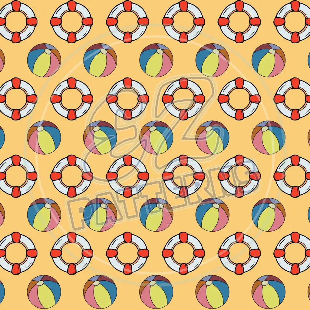 Beach Day 013 Printed Pattern Vinyl