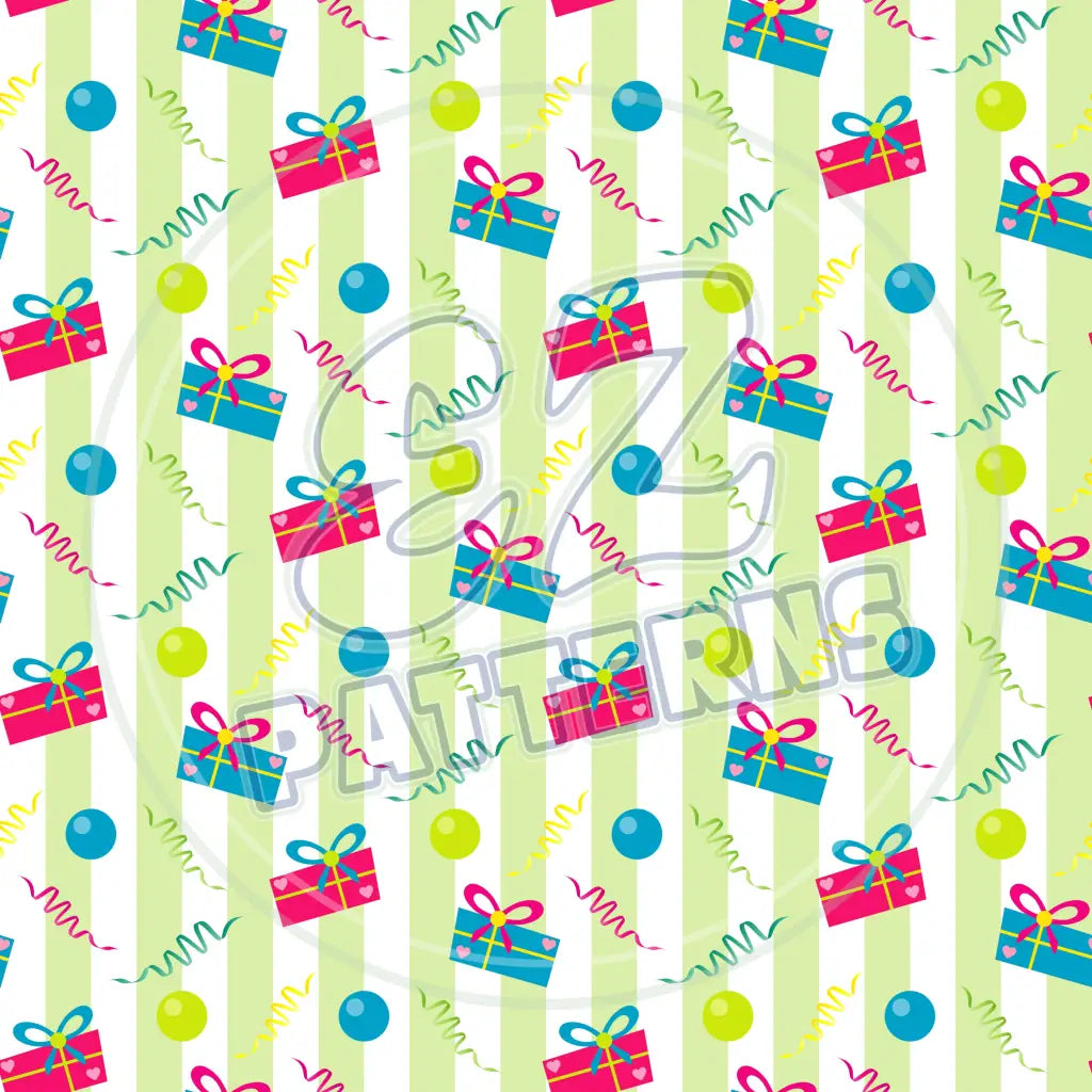 Birthday Paper 013 Printed Pattern Vinyl