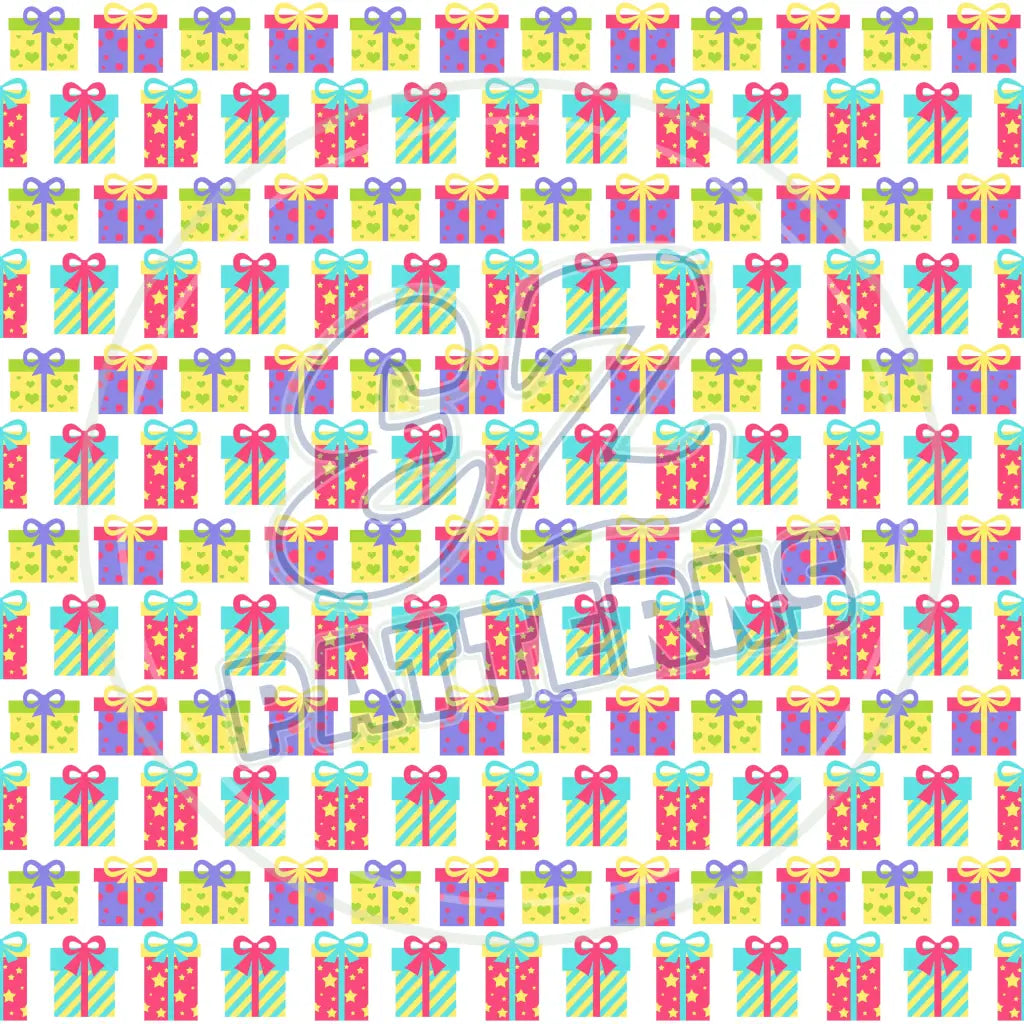 Birthday Wrap 003 Printed Pattern Vinyl