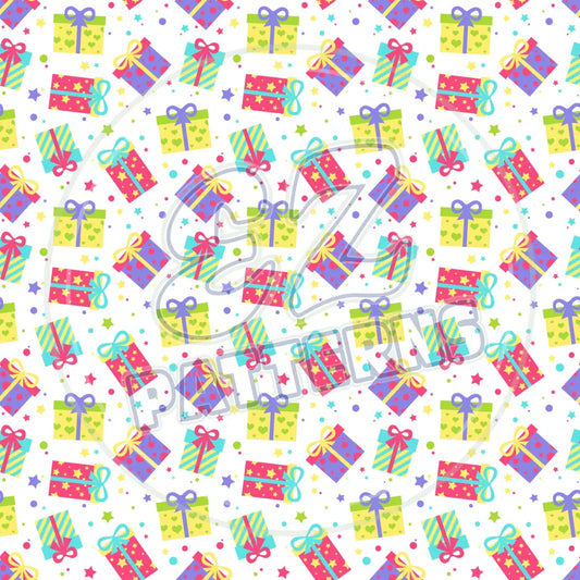 Birthday Wrap 012 Printed Pattern Vinyl