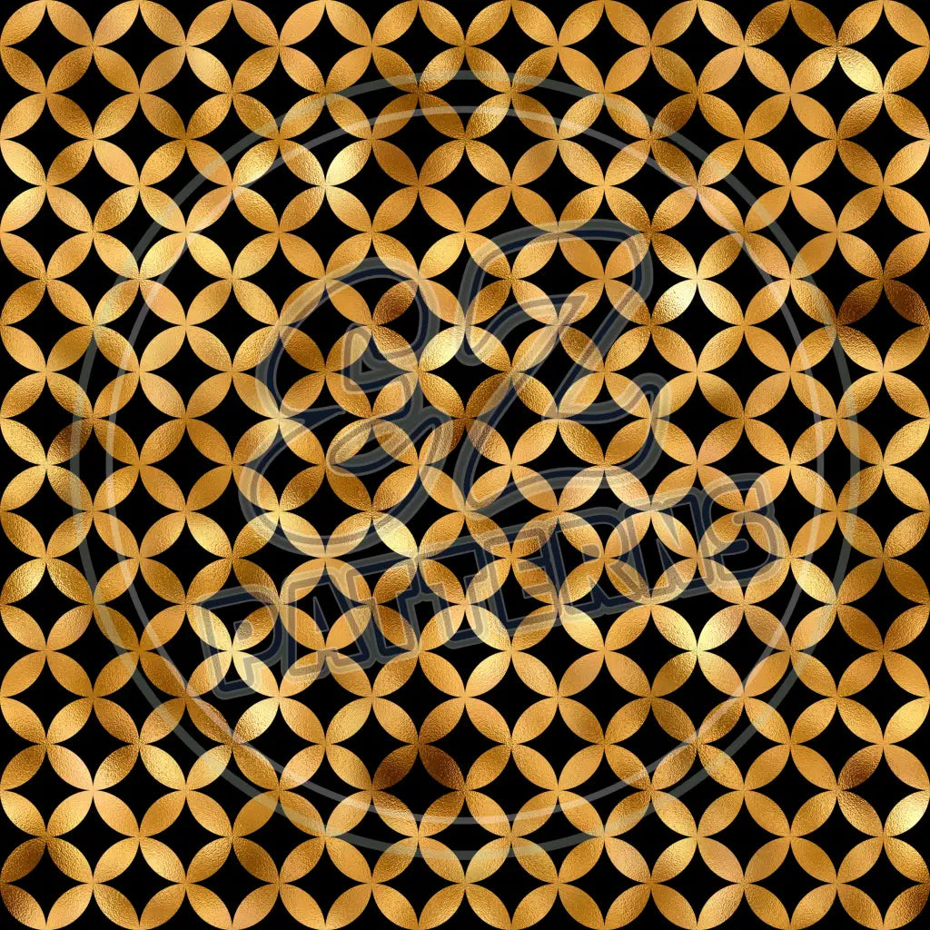 Black Gold 007 Printed Pattern Vinyl