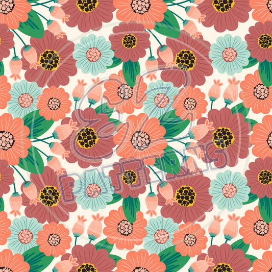 Boho Bloom 008 Printed Pattern Vinyl