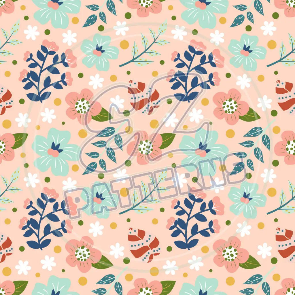 Boho Bloom 015 Printed Pattern Vinyl