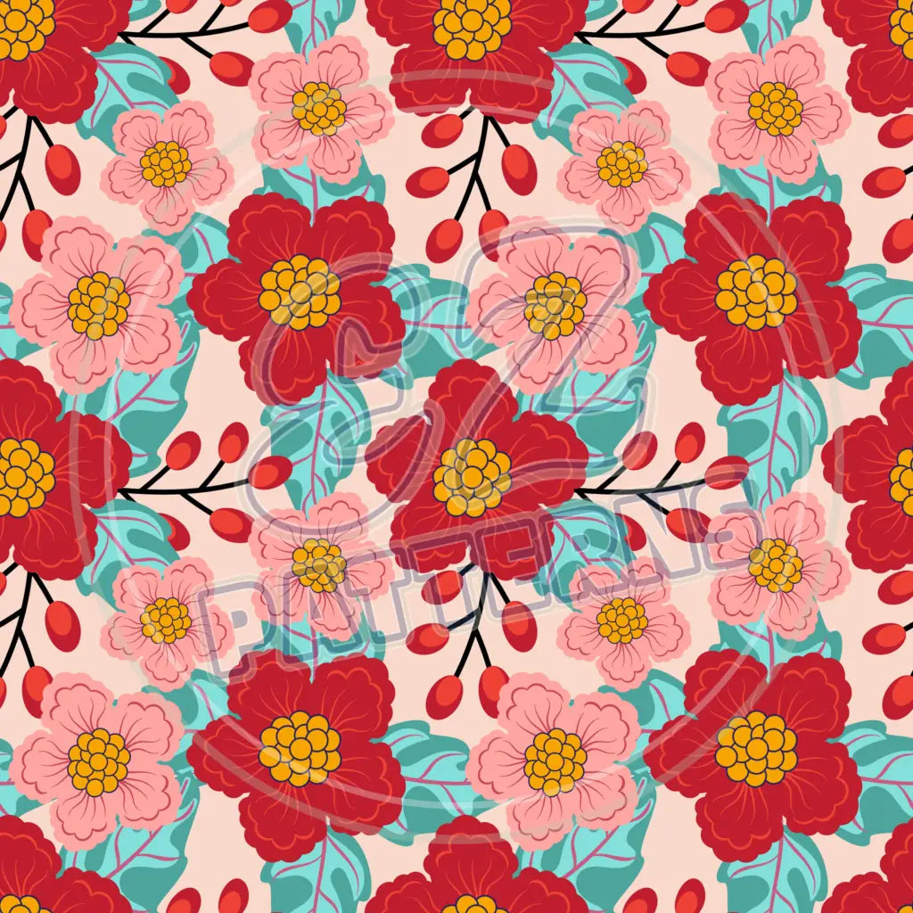 Boho Bloom 016 Printed Pattern Vinyl