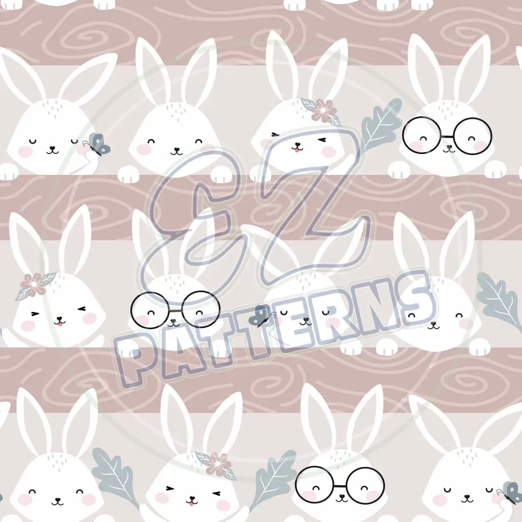 Boho Bunny 008 Printed Pattern Vinyl