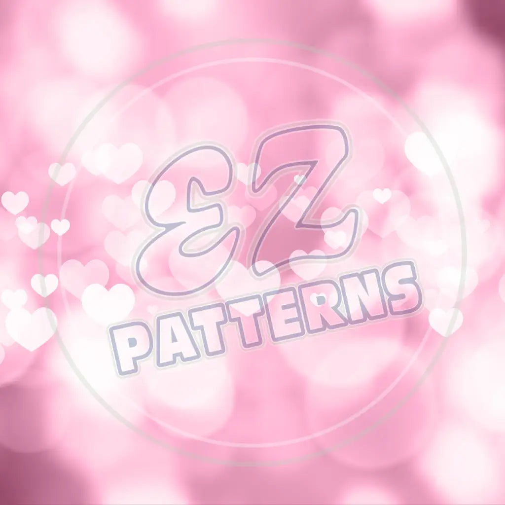 Bokeh Hearts 010 Printed Pattern Vinyl