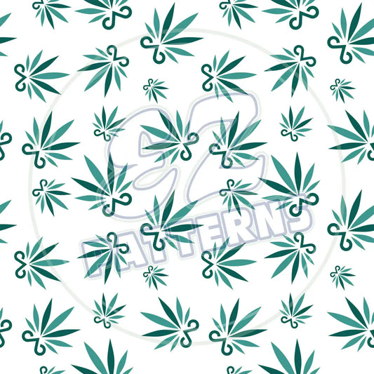 Bubble Leaf 005 Printed Pattern Vinyl