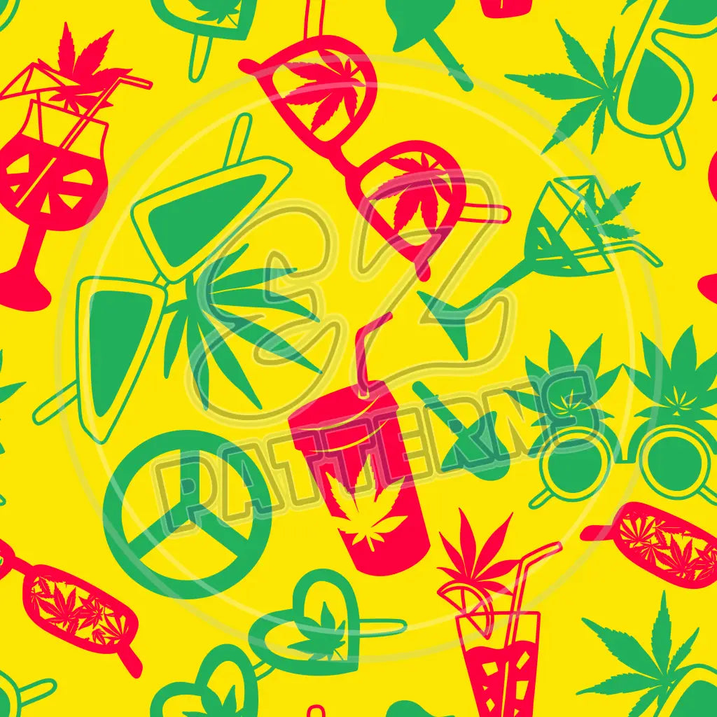 Canna Camper 007 Printed Pattern Vinyl