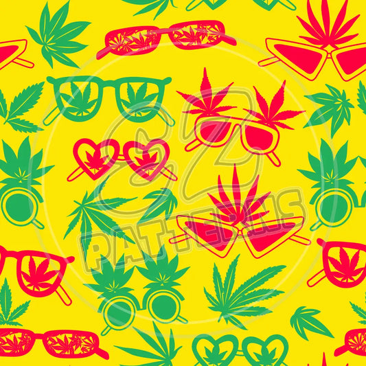 Canna Camper 009 Printed Pattern Vinyl