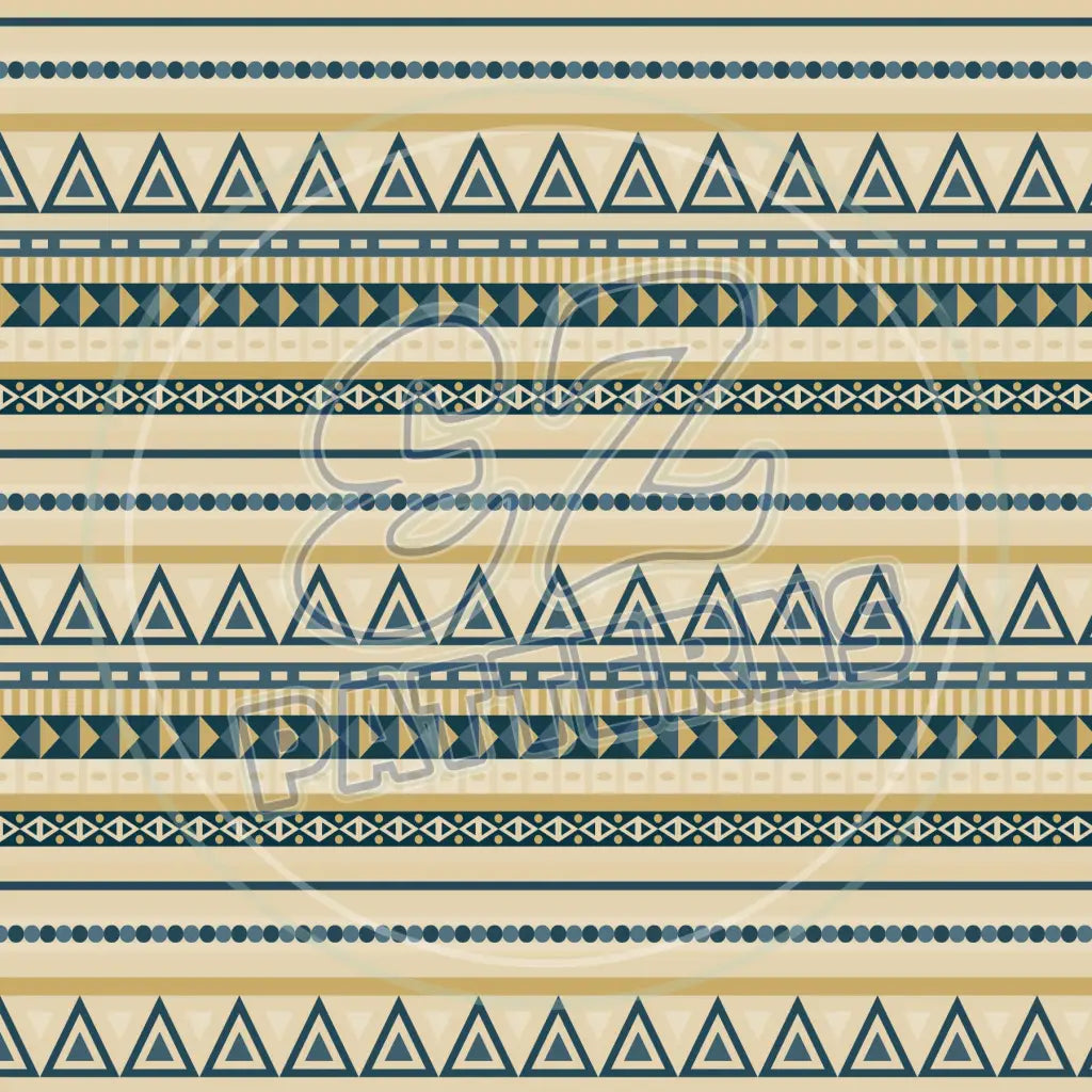 Cobalt Tan 001 Printed Pattern Vinyl