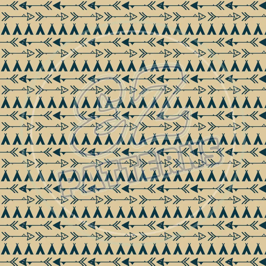 Cobalt Tan 006 Printed Pattern Vinyl