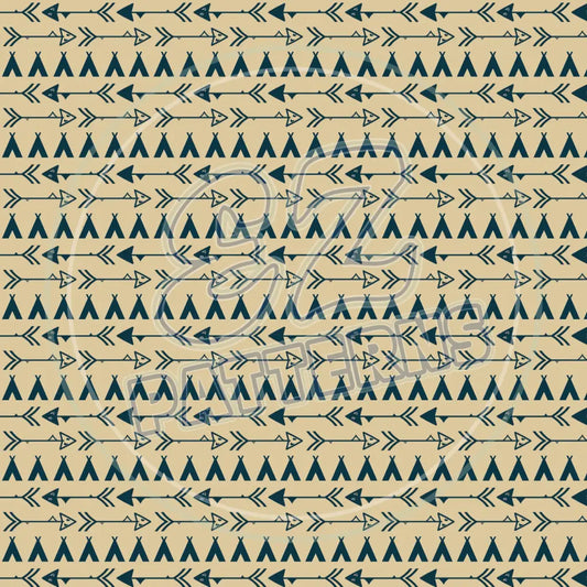 Cobalt Tan 006 Printed Pattern Vinyl