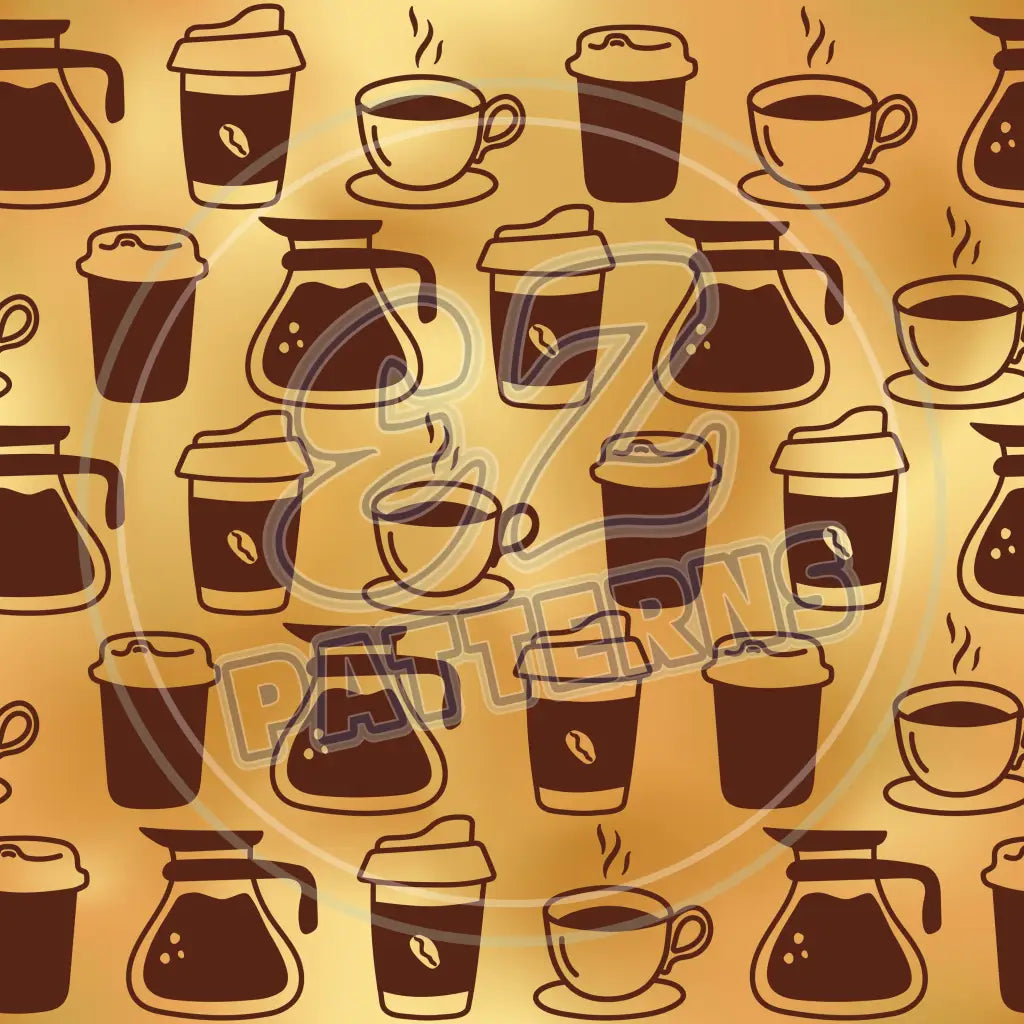 Coffee Break 007 Printed Pattern Vinyl