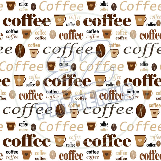 Coffee Shop 003 Printed Pattern Vinyl