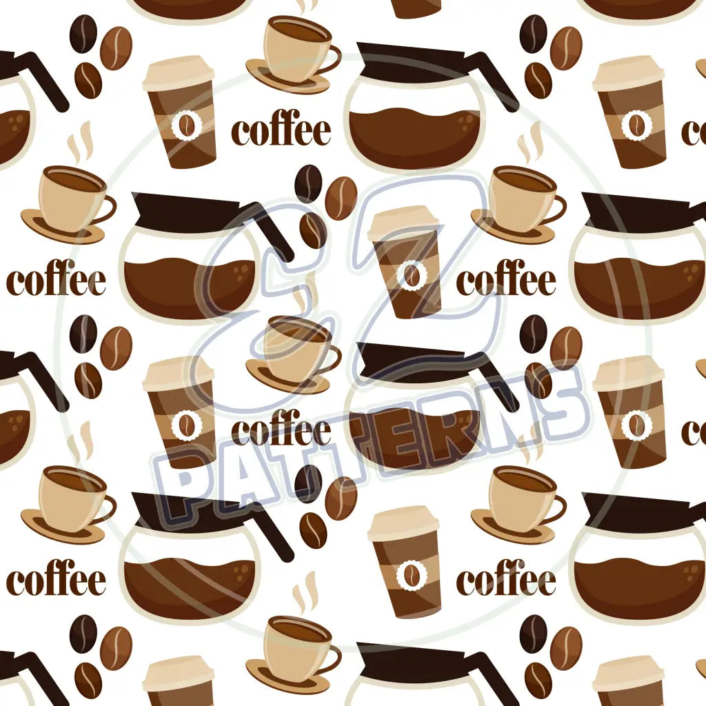 Coffee Shop 011 Printed Pattern Vinyl