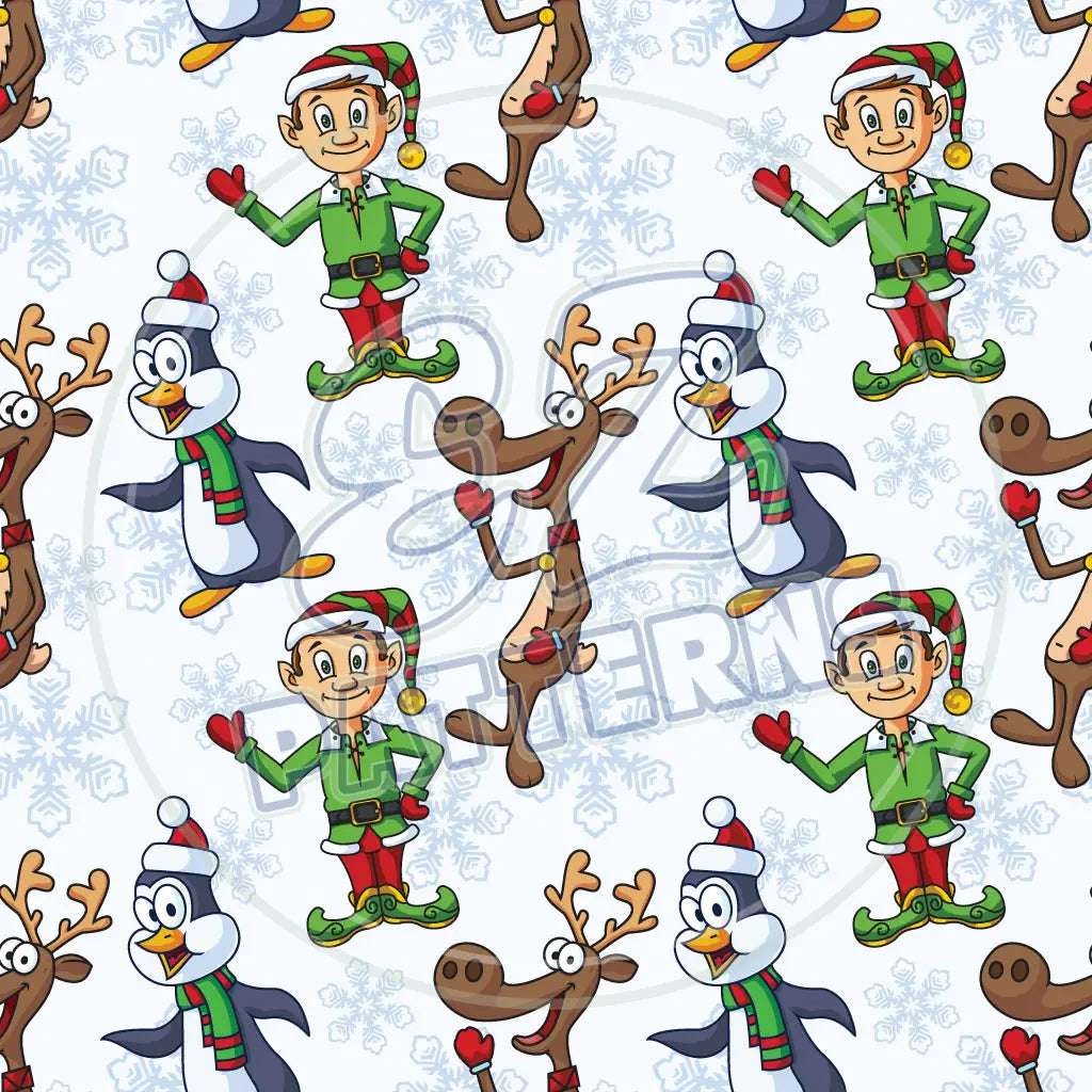 Comedy Christmas 013 Printed Pattern Vinyl