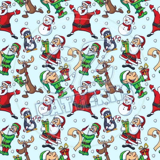 Comedy Christmas 025 Printed Pattern Vinyl