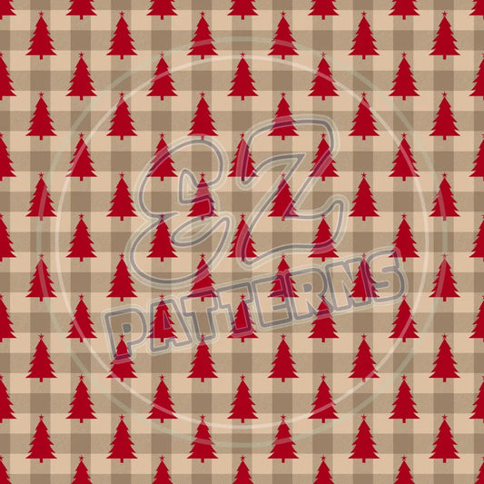 Country Christmas 005 Printed Pattern Vinyl