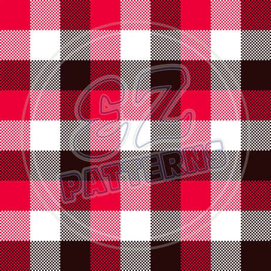 Cozy Plaid 001 Printed Pattern Vinyl