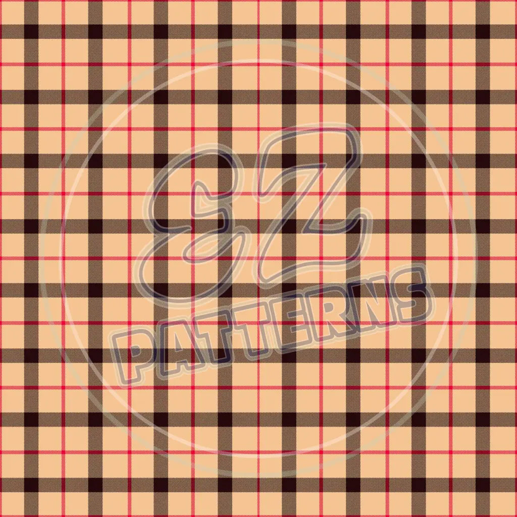 Cozy Plaid 008 - Small Pattern Printed Vinyl